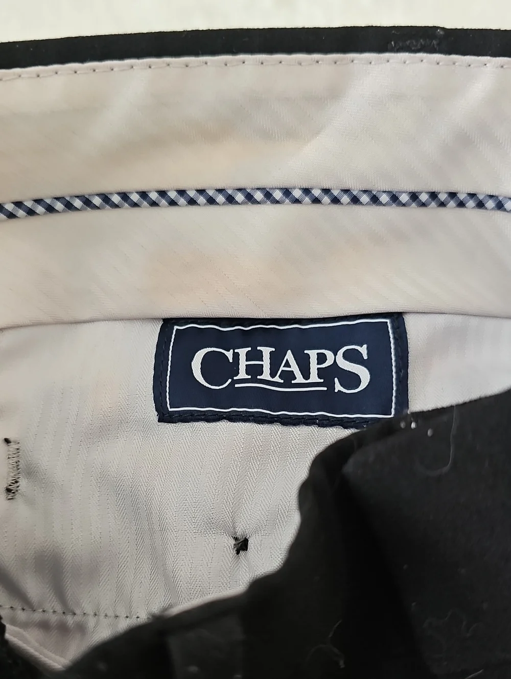 Chaps Classic Black Dress Pants Boys Sz 8 Regular